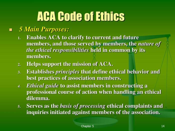 Ethics counselling aca