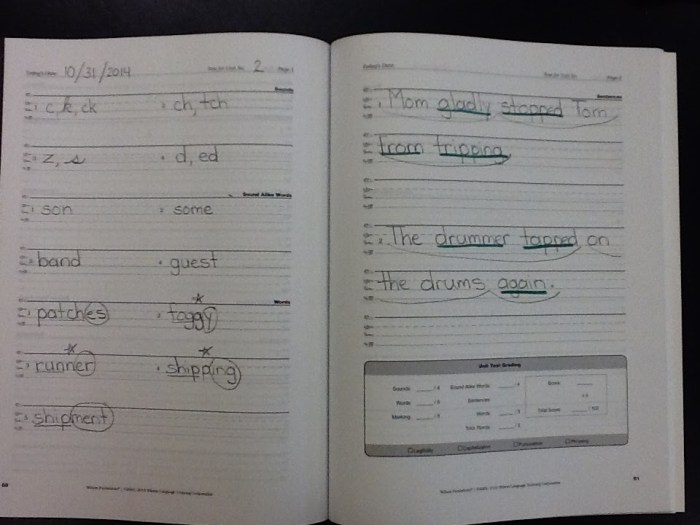 Fundations level 2 unit 4 answer key