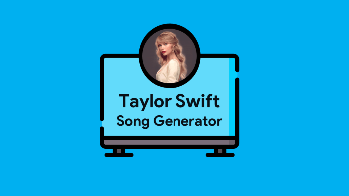 Random taylor swift song generator