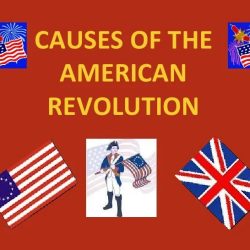 Causes of american revolution worksheet