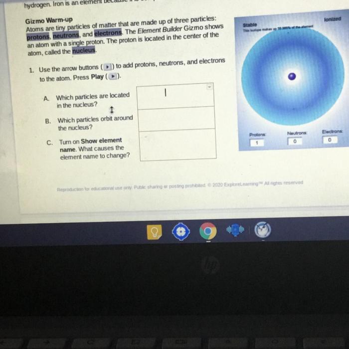 Gizmo molecule builder answer key