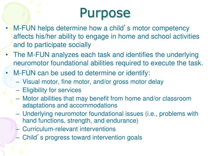 Miller function and participation scales