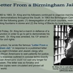 Rhetorical analysis letter from birmingham jail